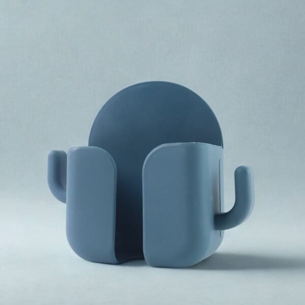 02_a378bdb1-bcc1-482f-9309-1d7381586336.jpg Wall Mounted Adhesive Phone Holder & Remote Organizer(1Pc)