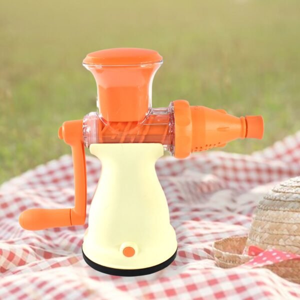 Apex Manual Carrot and Fruit Juicer – Heavy-Duty (1 Pc With Glass)