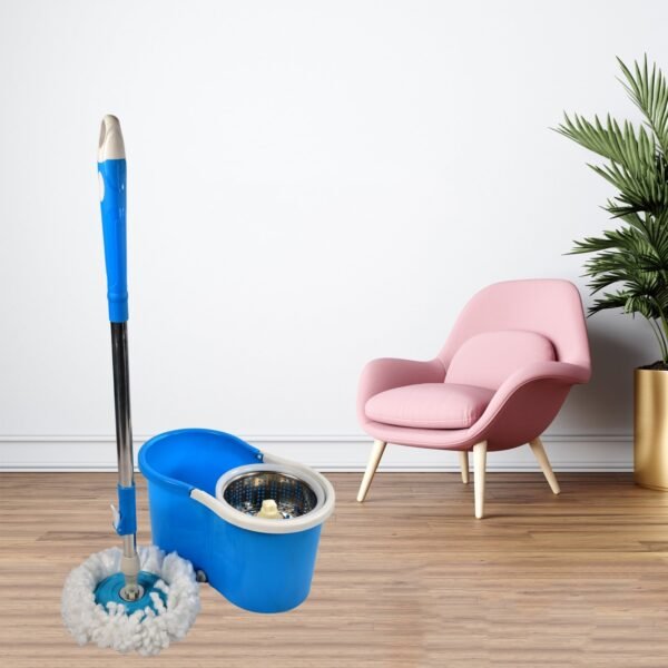 02_a5f80b9f-2068-45ea-b55c-b9621191b8a3.jpg Spin Floor Cleaning Easy Advance Tech Bucket Mop with 2 Microfiber Refill