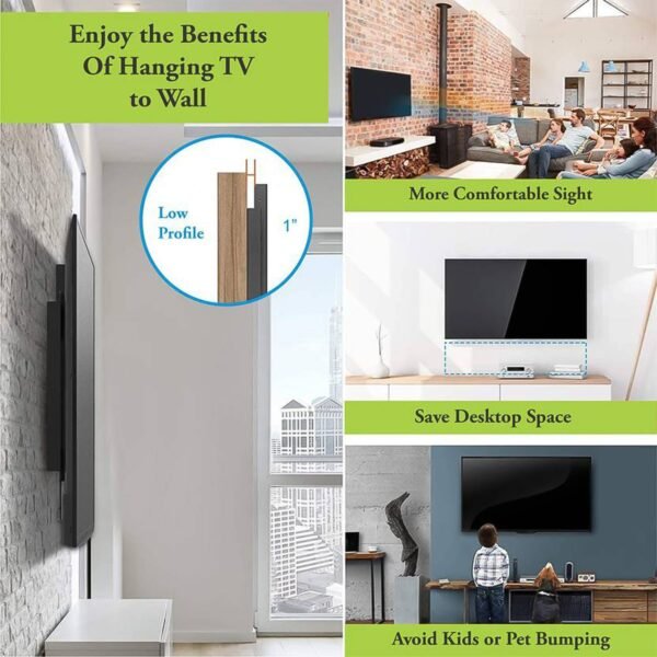 02_a69f5ab4-4e09-474e-8145-5ded91bf5fb6.jpg Universal Heavy Duty Adjustable Metal LED LCD TV Wall Mount Bracket