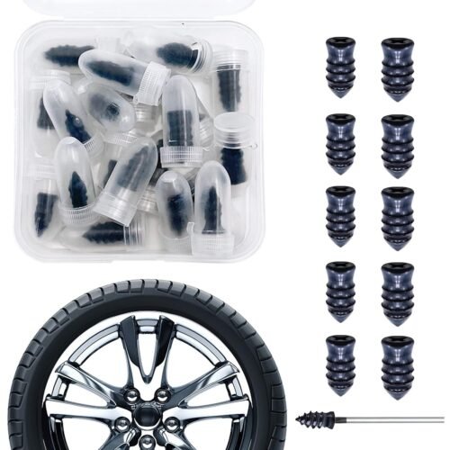 02_a78a8e0d-551d-47cf-8bfa-fd5c1a812c83.jpg Tire Repair Rubber Nail Car Tire Repair Nails Tire Repair Rubber Screws, (10 Pcs Set)