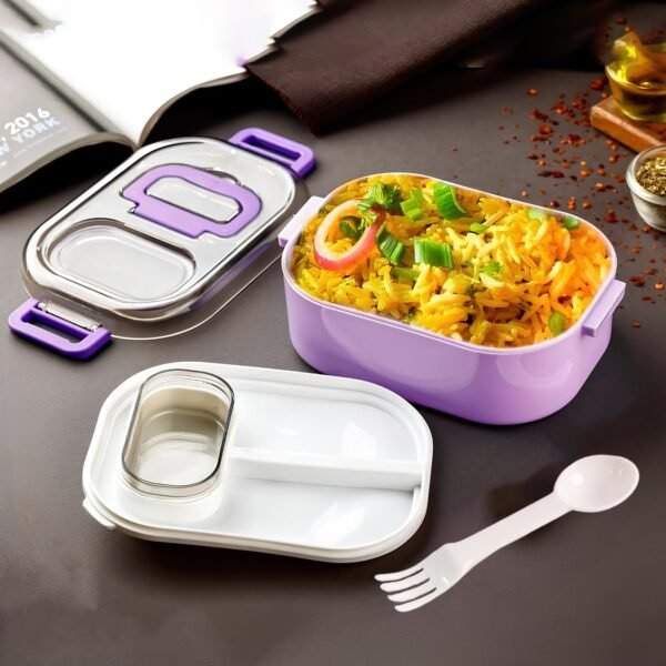 02_aac09426-71fe-4ce6-895d-7110ae69bf6e.jpg Multi-Functional 1 Set Leakproof Lunch Box with Cutlery & Tumbler