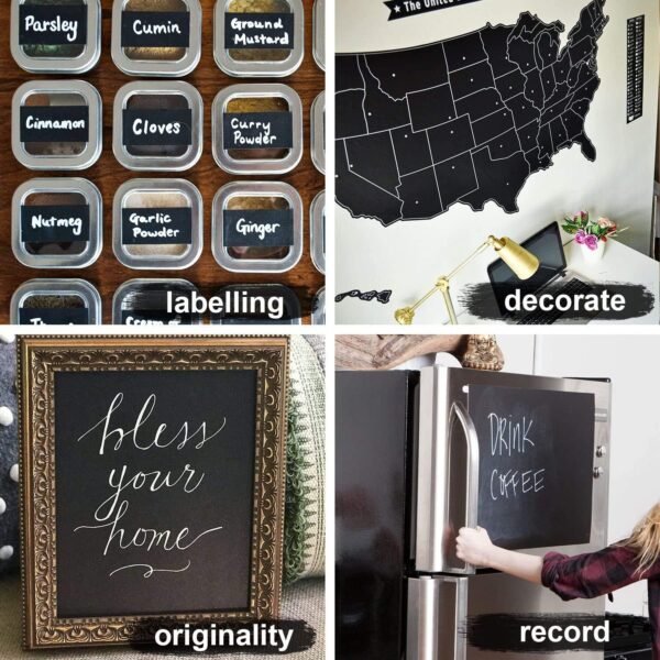 Blackboard Erasable Wall Sticker Chalkboard Sticker Wall Stickers Mural