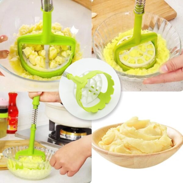 One-Handed Manual Mashed Potato Spring Press Tool