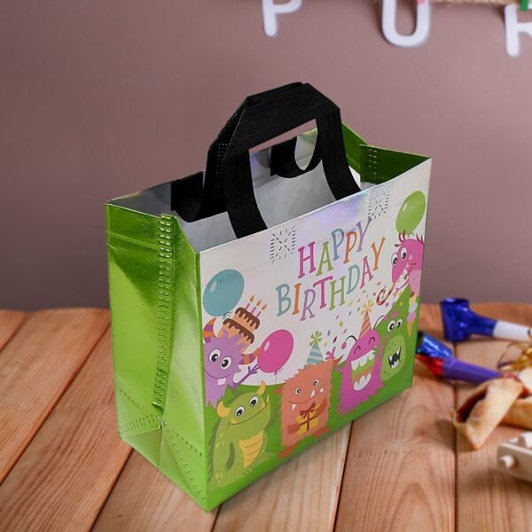Birthday Gift Bag, Reusable Party Gift Bags (1 Pc / Mix Design)
