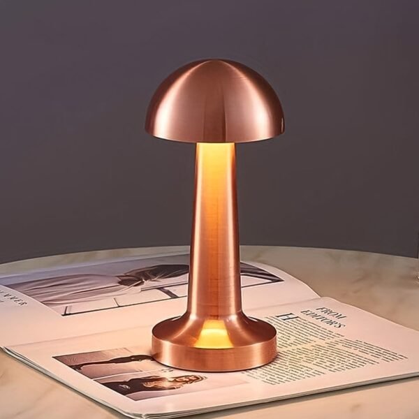 LED Lamp with Touch Control | Decorative Desk Lamp, Portable Metal LED Table Lamp