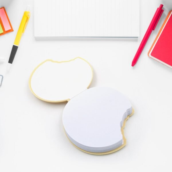 Round Biscuit-Scented Notebook – Fun Writing Copybook (1 Pc)