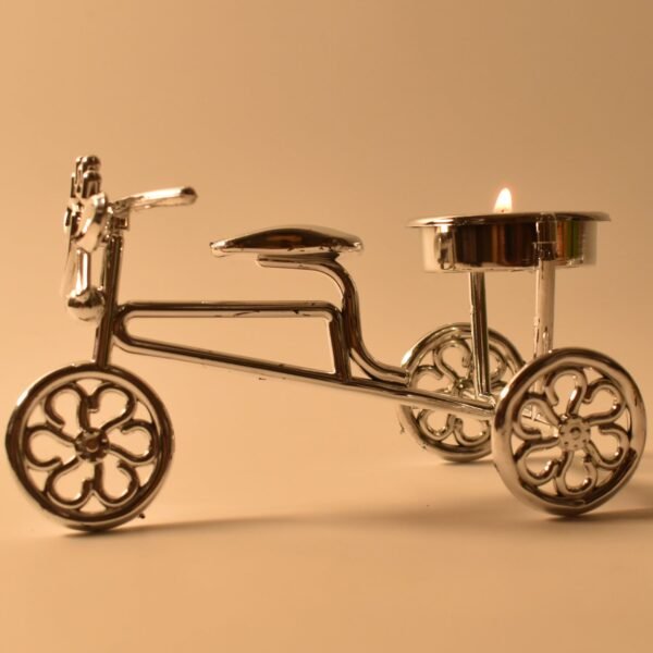 Cycle Tealight Holder / Candle Holder Decorative Candle, Diwali (1 Pc)