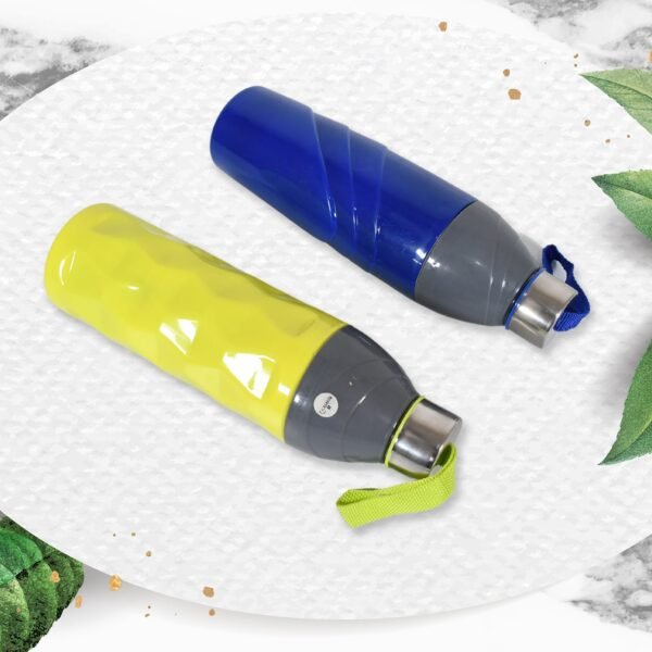 02_b11bc060-8f4b-4358-8c81-c3286a5dceaa.jpg Plastic Sports Insulated Water Bottle with Dori Easy to Carry High Quality Water Bottle, BPA-Free & Leak-Proof! For Kids' School, For Fridge, Office, Sports, School, Gym, Yoga (750 ML / 1 Pc / Multi Color)