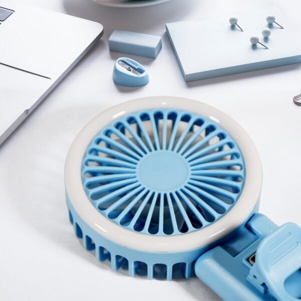 02_b1a9f879-4612-4545-b0db-e84e25bd18e5.jpg Clip Fan With Light, home, kitchen, Office Portable Fan, Rechargeable Fan
