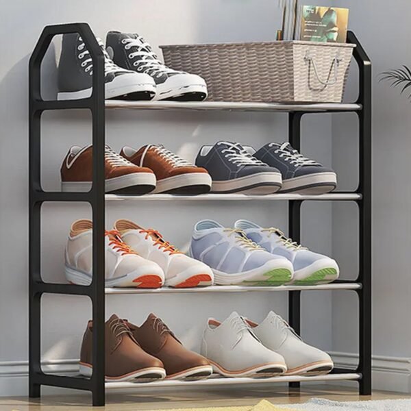 02_b40ef46c-456a-467c-9541-e158deb8a3e6.jpg 4 Layer Space‑saving Shoes Show Rack Folding Shoe Rack (1 Pc)