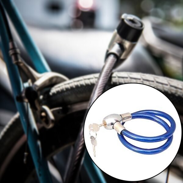 02_b6f5a826-3db7-4c38-b14b-39d44bc1cabc.jpg Multipurpose Cable Lock for Bike, Luggage, Steel Keylock, Anti-Theft