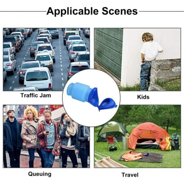 Urinal Foldable Portable Wee Bottle (750 ML / 1 Pc)