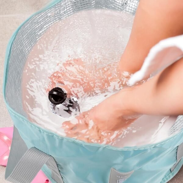 Soaking Feet Foldable Foot Tub Portable Bath Bag (1 Pc)