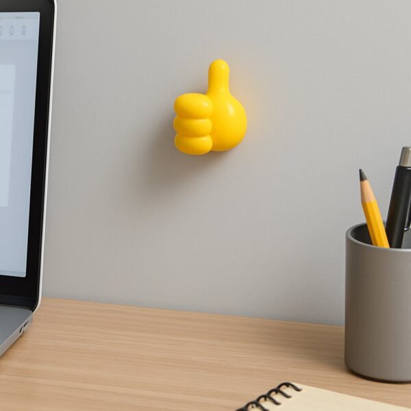 02_ba898be3-e875-42f8-846b-74ada102b5e4.jpg Yellow Multifunctional Multi functional Hand Shape Wall Clip Hanger Keys Cable Holder