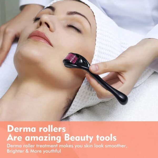Derma Roller – Anti-Aging, Scar Removal & Hair Regrowth (1mm)