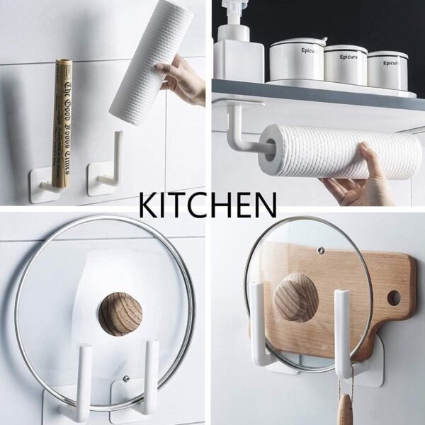 Multifunctional Adhesive Rack for Kitchen and Bathroom