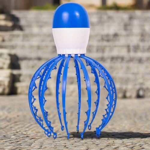 Electric Octopus Claw Scalp Massager (Not included battery / Mix Color)