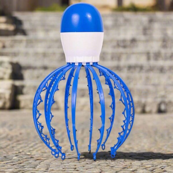 Electric Octopus Claw Scalp Massager (Not included battery / Mix Color)