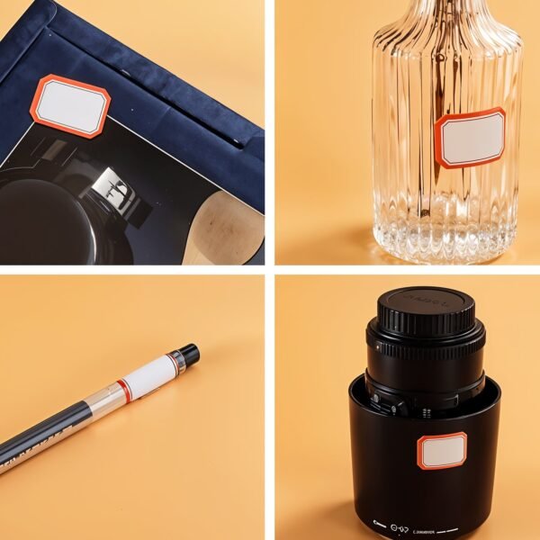 Multipurpose Writable Blank Label Sticker Sheets (50 Sheet)