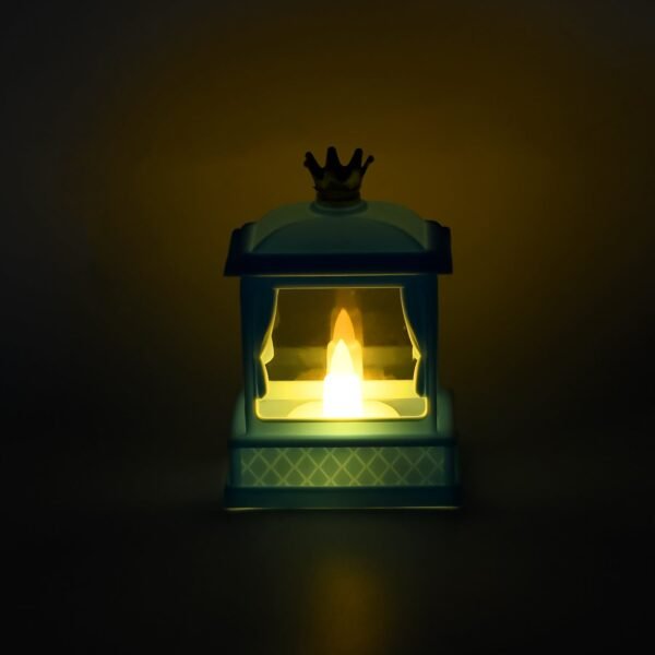 Acrylic Battery Operated Mini Square LED Lantern, Diwali (1Pc)