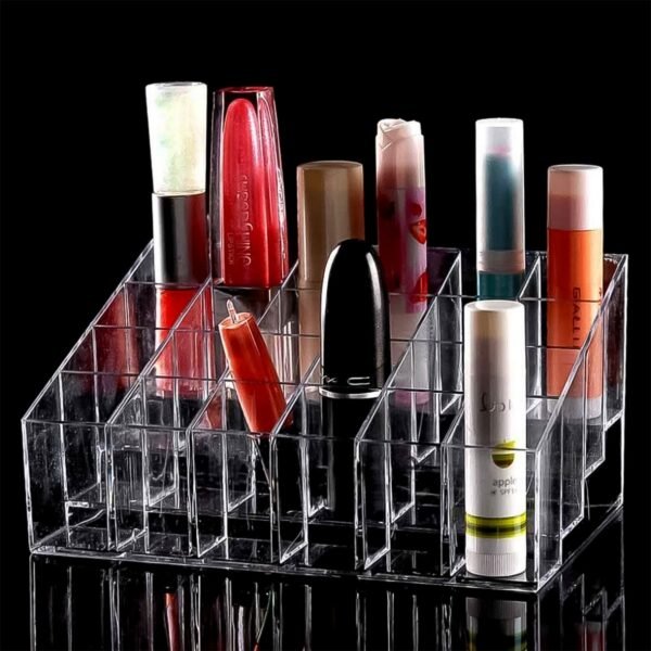 02_be93b89a-37fe-41e7-b024-b6734dc1b596.jpg 24 Hole Stand Trapezoid Holder Makeup Brushes Set Lipstick Holder Case Tools (1 Pc)