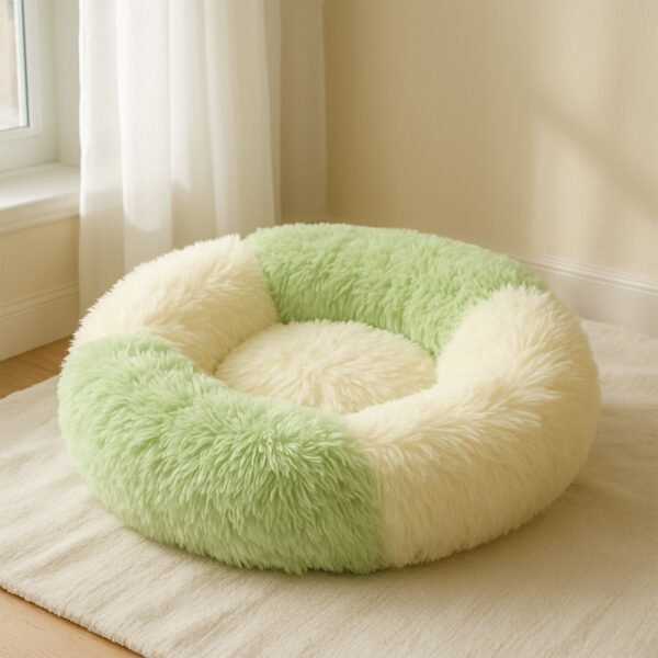 Ultra Soft Fluffy Pet Bed for Cats & Small Dogs – 1 Pc