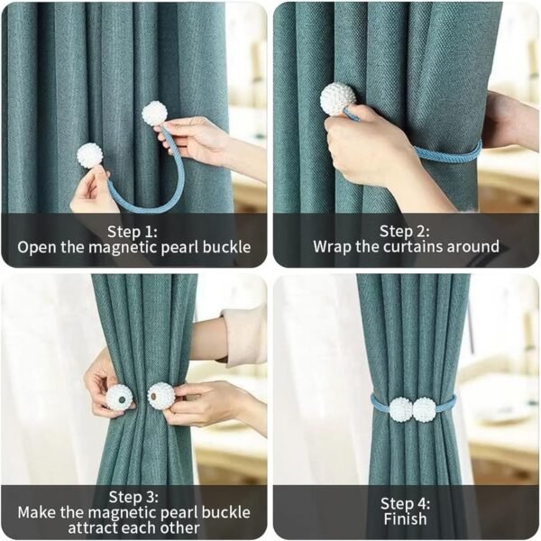 02_bf64532c-3bdc-45f1-a127-0d12a574e805.jpg Polyester and Magnet Curtain (2 Pc)