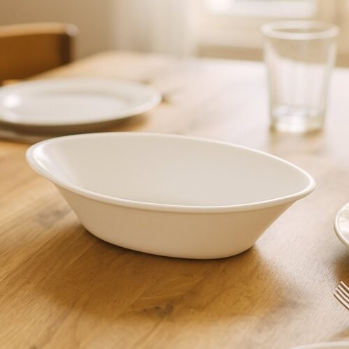 02_bowl-oval.jpg Plastic Marin Serving Bowl – Elegant Oval Deep Bowl (1 Pc / White)