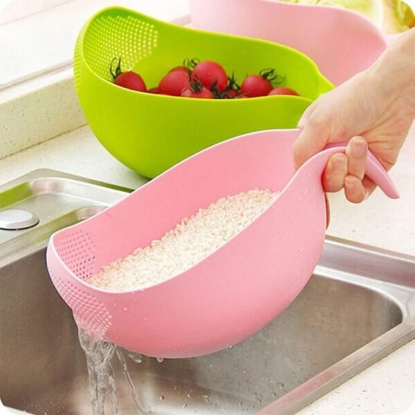 Plastic Rice Bowl / Food Strainer Thick Drain Basket (set of 3pcs)