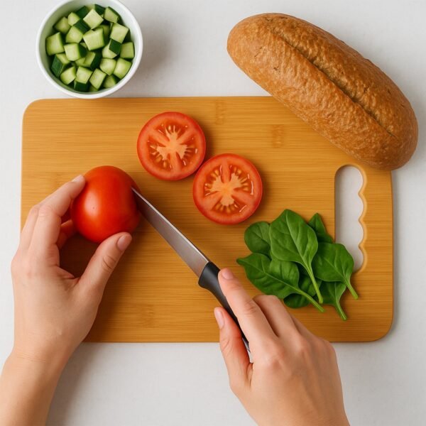 Wooden Chopping Board For Vegetable Cutting & Kitchen Use
