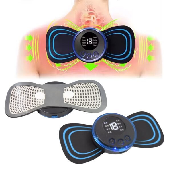 02_c4839e94-64bd-4f13-85da-3260237219c6.jpg Butterfly Electric Neck Massager Cordless Full Body Massage Remote Controller (1 Pc)