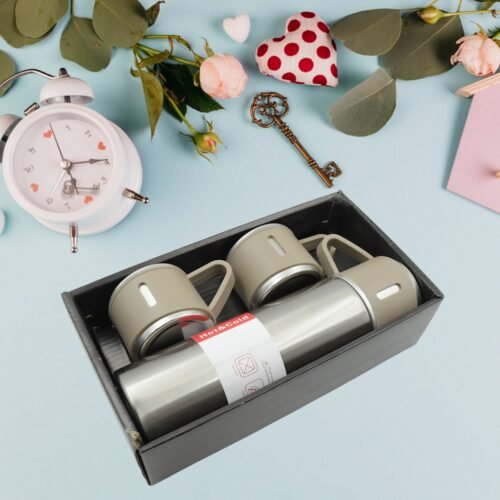 Stainless Steel Vacuum Flask Set (500ml)