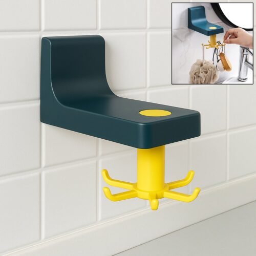02_c5f75099-5689-4140-b60e-eeaf5e490819.jpg 360 Degree Rotating Wall Hook Hanger with 6 Heavy Duty Hooks