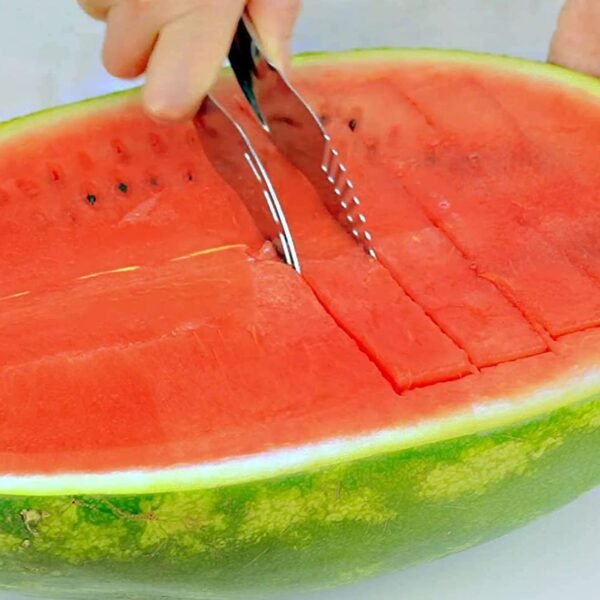 Watermelon Slicer – Stainless Steel Corer & Cutter, Multi-Purpose Fruit Tool