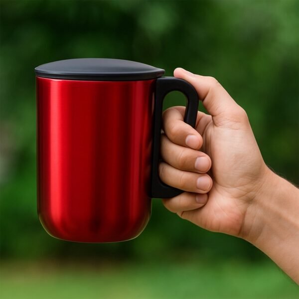 Supermom Stainless Steel Metallic Coffee Mug Approx 300ml, Tumbler (1 Pc)