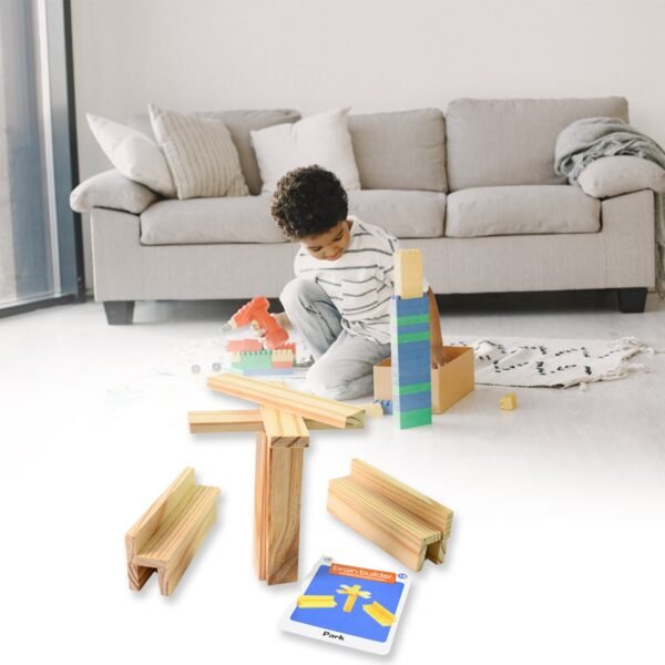 02_c8ee5ad5-14d8-4578-9810-73e50afa5211.jpg Wooden Pattern Brain Puzzles 20 Pcs Wooden Strips, 40 Pattern Cards (1 Set)