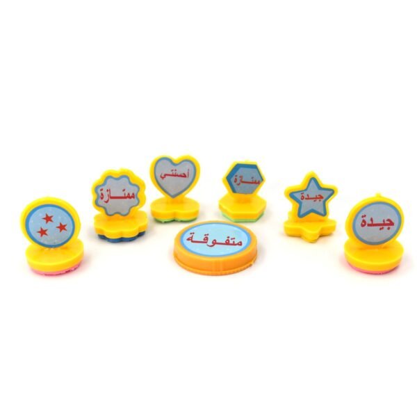 Unique Different Shape Stamps 7 pieces for Kids  Prefect Gift for Teachers
