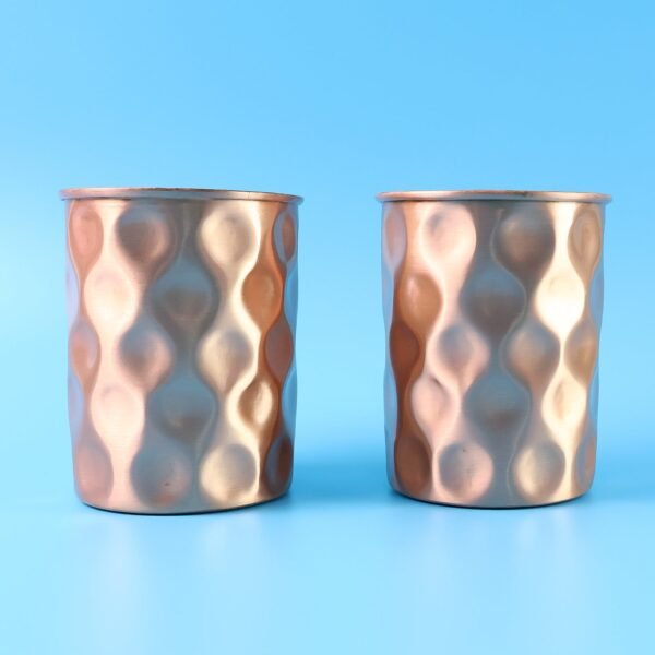 02_cbeeb75b-bd0f-4354-9789-d1aee3a15171.jpg Diamond Cut Copper Water Bottle 2 Glasses with Gift Box (3 Pcs Set)