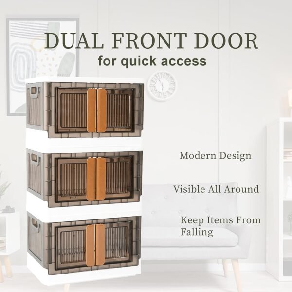 Plastic Folding Wardrobe Storage Organizer (1 Layer / 1 Pc)