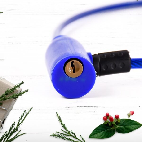 Heavy Duty Multipurpose Steel Cable Safety Lock with 2 Keys (1 Pc)