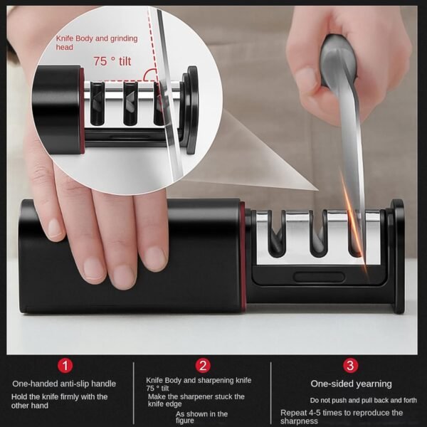 02_cd67639c-2fda-4203-b435-a8b108a77d1f.jpg 3-Stage Knife Sharpener, Knife grinder Three-sided blade for both water (1 Pc)