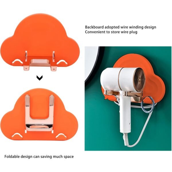 02_ce2a712c-faea-49b0-940e-759fde8f54c8.jpg Hair Dryer Holder Stand / Frame (1 Pc)