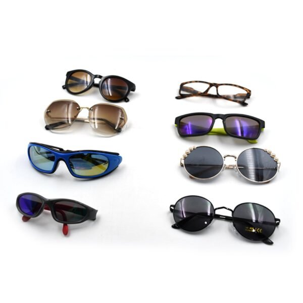 Mixed Design Sunglasses for Outdoor UV Protection (1 Pc)