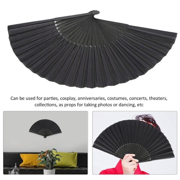 Folding Handheld Pretty Hand Fan Wedding Party Accessory Pocket Sized Fan (1 Pc)