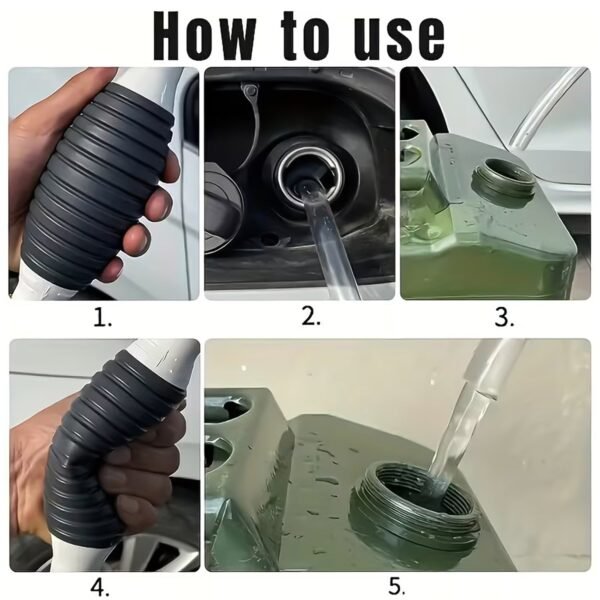 Multipurpose Manual Liquid Transfer Pump Set (2.5 meter, 1 Set)