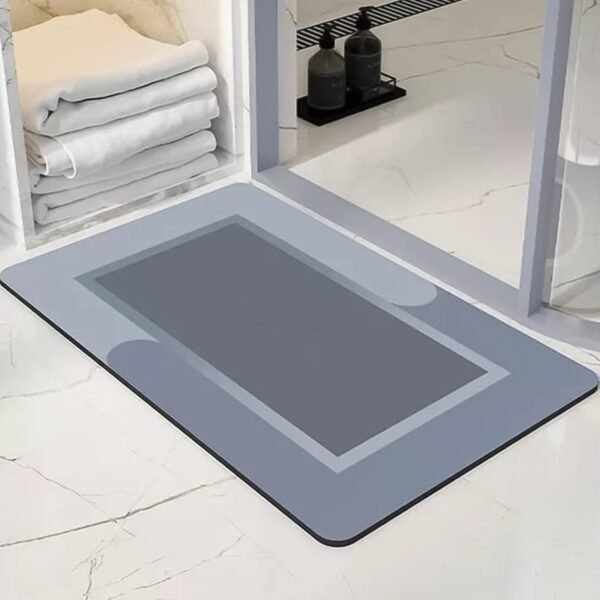 02_d2ef2d84-3c23-446d-be5e-7b950a0b1fce.jpg Super-Absorbent Quick-Dry Bathroom Floor Mat - (1 Pc / 80x50 Cm)