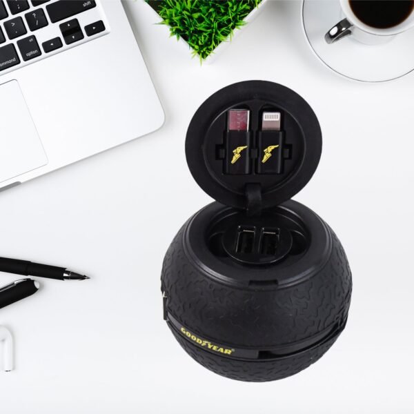 Car Charging Cable with Multiple Charging Tips