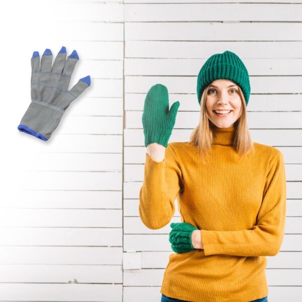 Small 1 Pair Cut Resistant Gloves Anti Cut Gloves Heat Resistant, Nylon Gloves