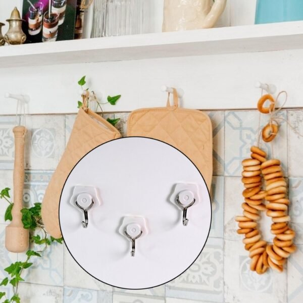 02_da61c12c-c737-45ad-b382-a87f061ed97e.jpg Multipurpose Self Adhesive Plastic Wall Hooks - 6 pcs